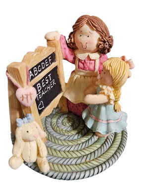Heart Tugs “Best Teacher” Figurine TE/1615 Matthew Danko Teacher Gift SFMBC 90s